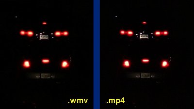 .wmv and H.264-night-car-tag-comparison.jpg