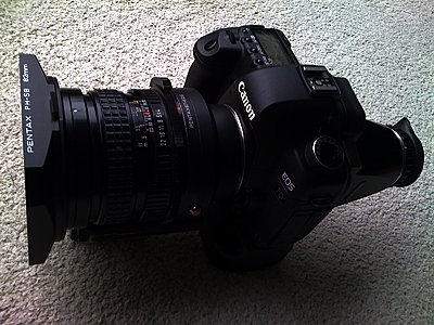 LENSES FOR STILLS & VIDEO an alternative view-canon-5d-mark2-pentax-67-45mm.jpeg