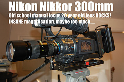 MTF adatper and Nikon lenses, Good?  Depends upon lens.-nikkor300mmjvc.jpg