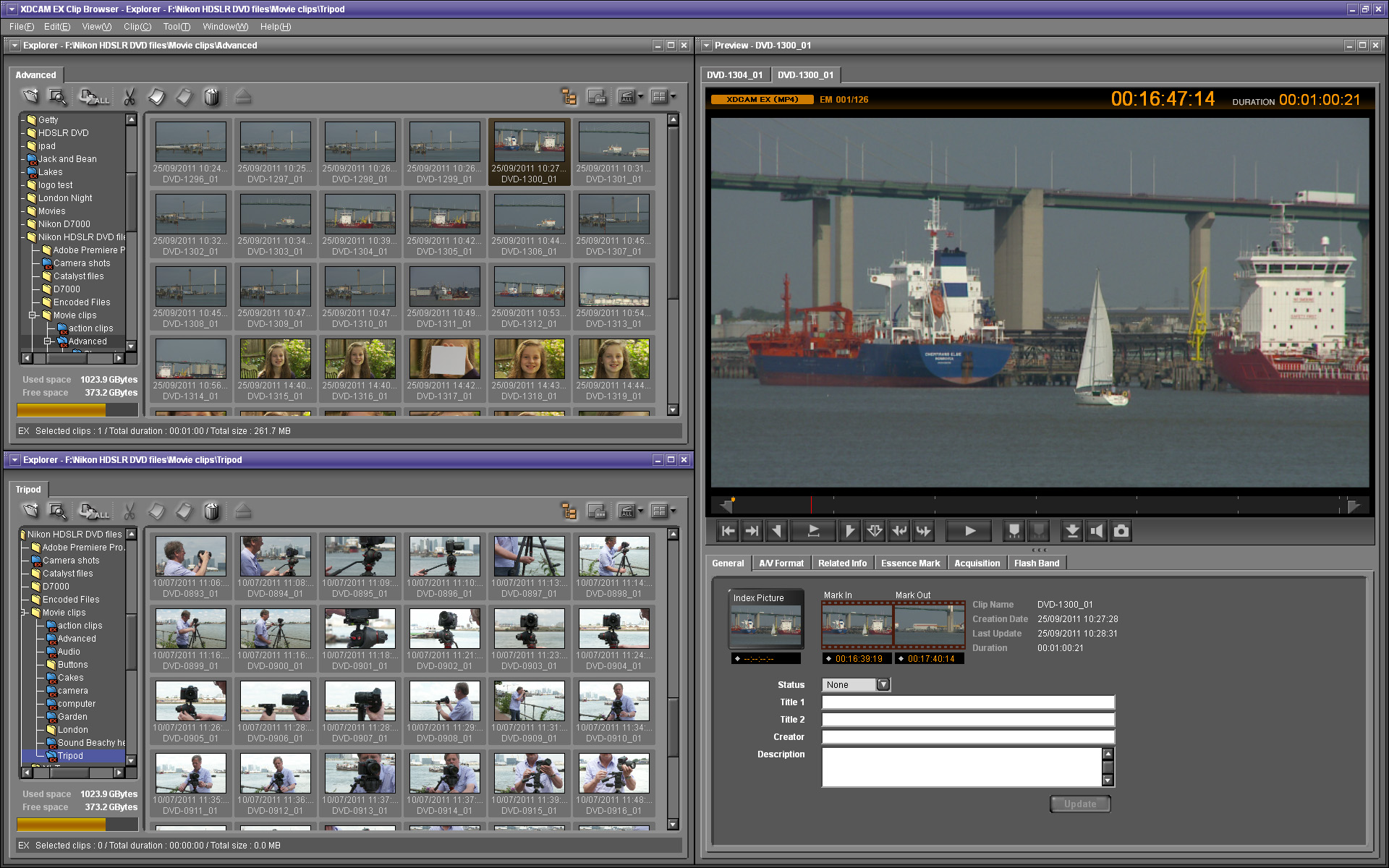 xdcam ex clip browser mac