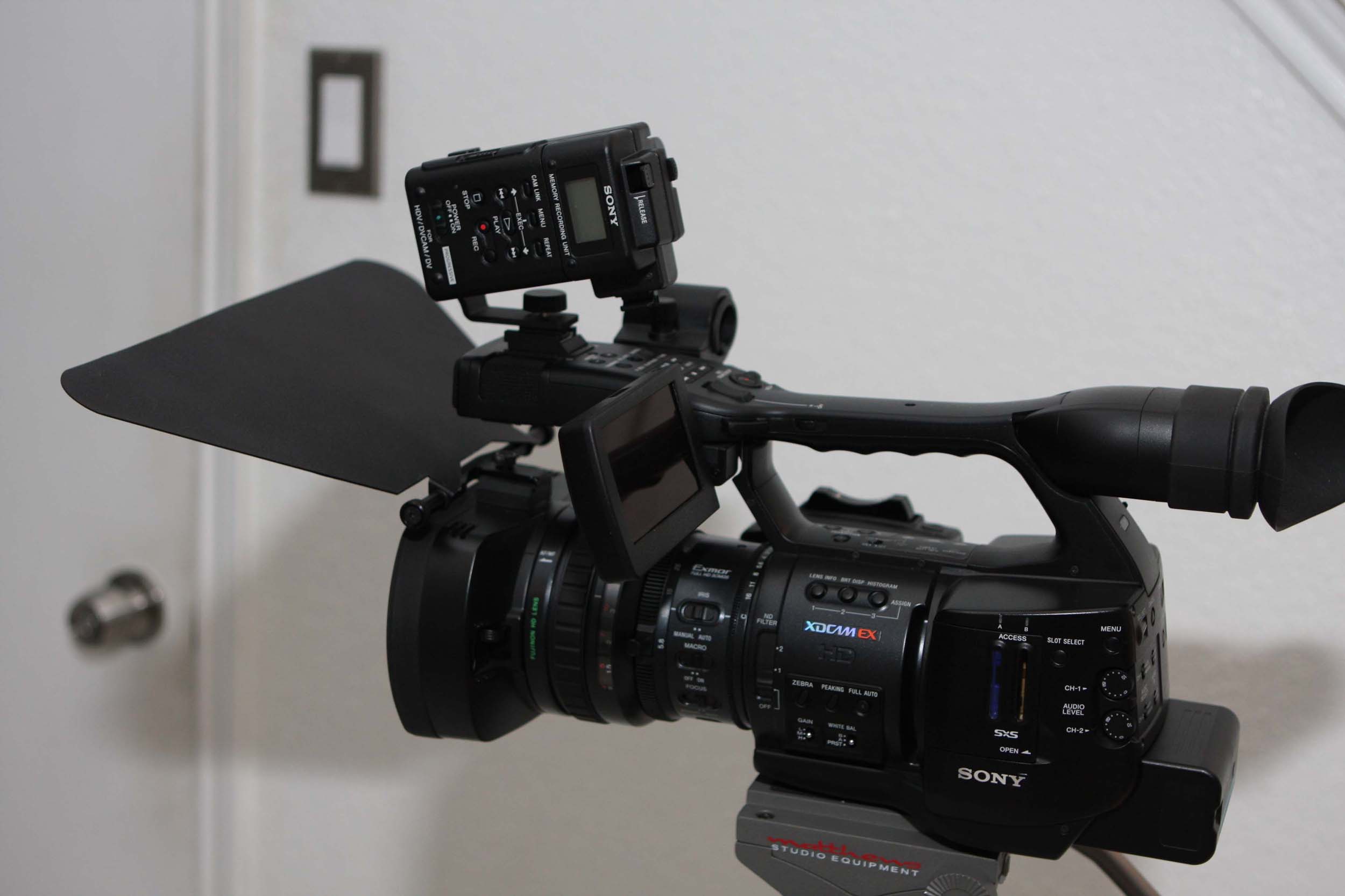 XDCAM EX with Compact Flash Recorder at