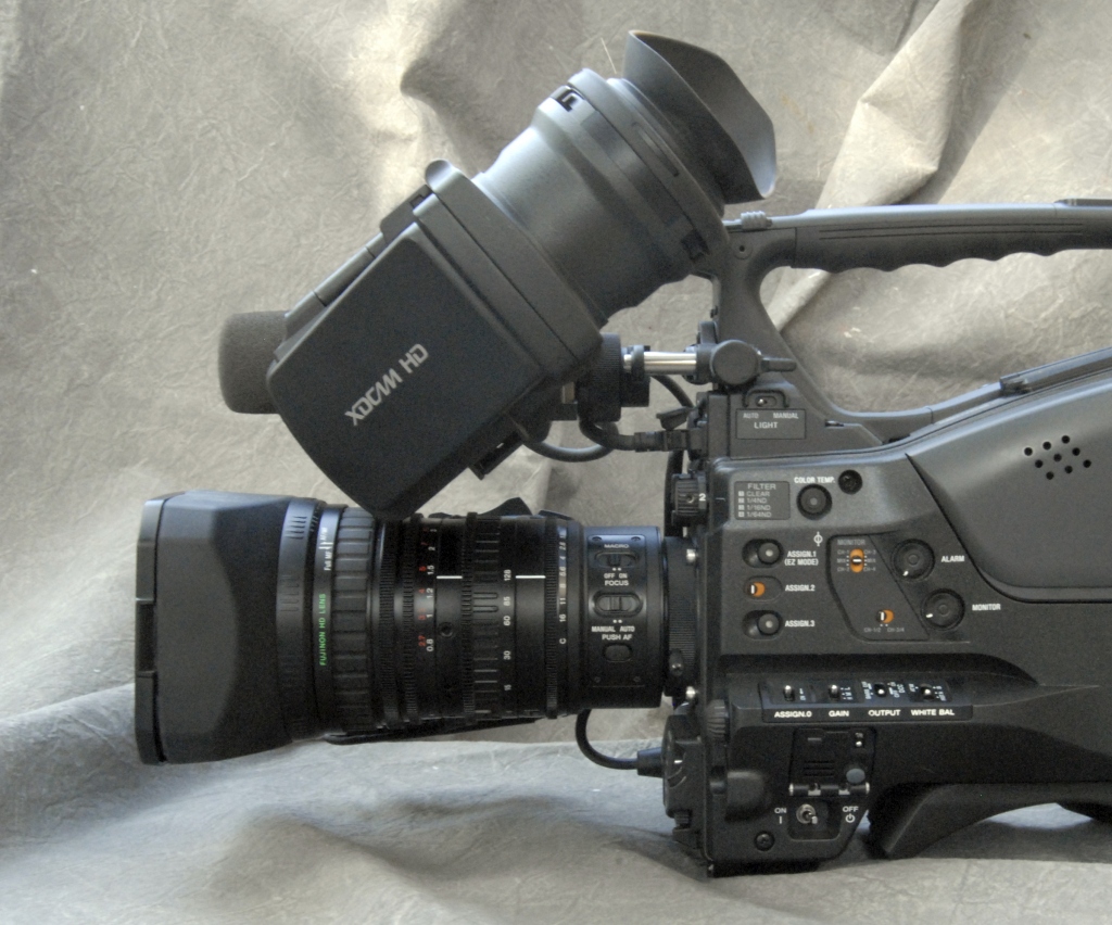 Sony PMW-350K Viewfinder Bracket Kit camera-no-bracket