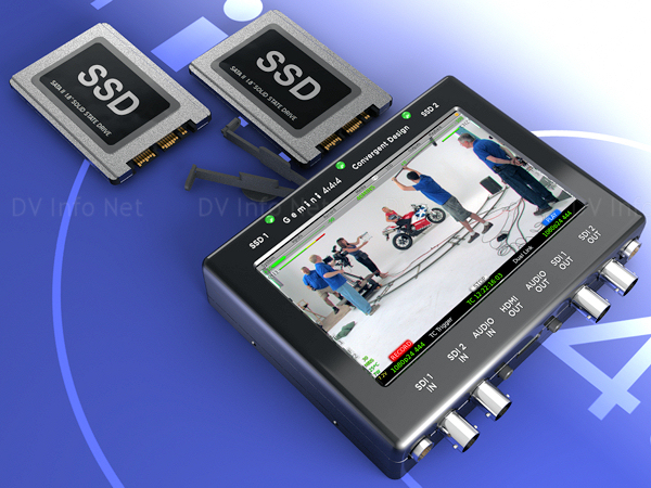 Convergent Design unveils Gemini 4:4:4 dvigemssd