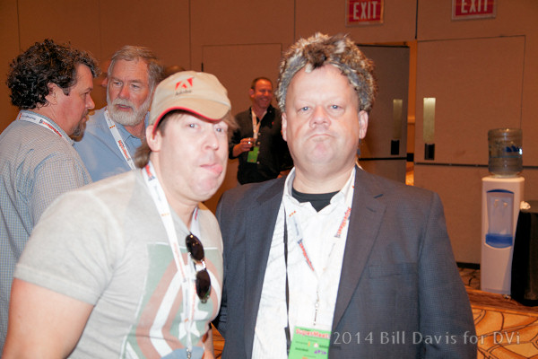 An NAB after hours event, the SuperMeet (Dan Berube's coonskin cap is optional).