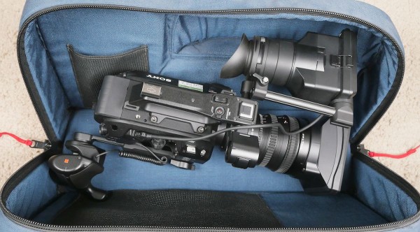 FS7 with 28-135mm, SmartGrip folded back