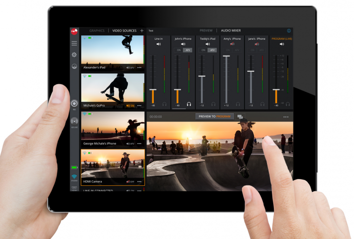 SlingStudio iPad Console app 2