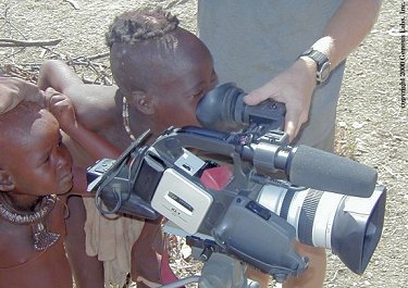 Himba village children
