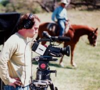 From the Elysium production ROCK CREEK (a period western), Leaf Baimbridge operates the XL1 while Darwin Mitchell surveys the scene on horseback.