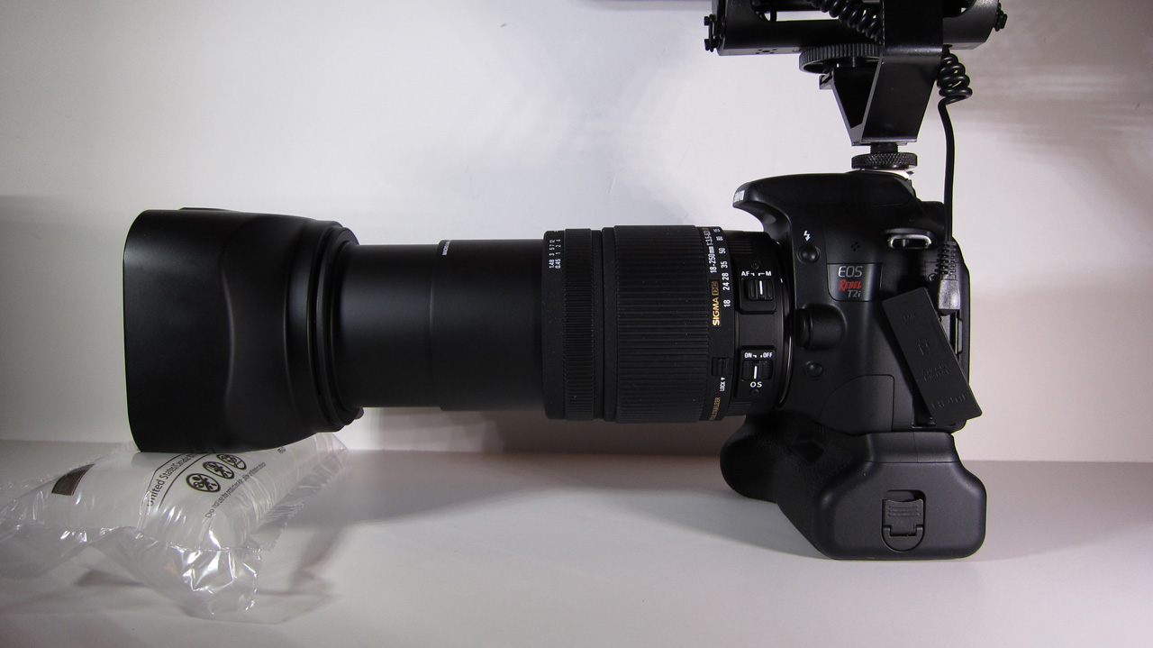 T2i Sigma 18 250mm Xh A1 Lens Hood At Dvinfo Net