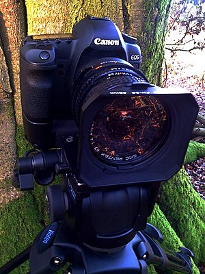 LENSES FOR STILLS & VIDEO an alternative view-pentax-45mm-lens-front-canon-5d-mk2.jpg