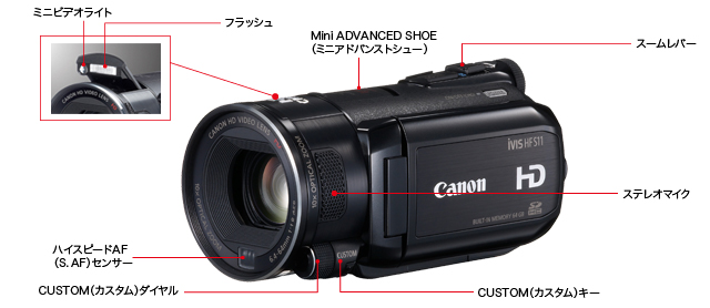 Canon Japan announces iVIS HF S11, HF21 at DVinfo.net