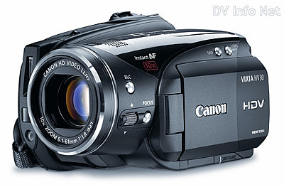 Canon's New VIXIA line of consumer HD camcorders-hv30oblique.jpg