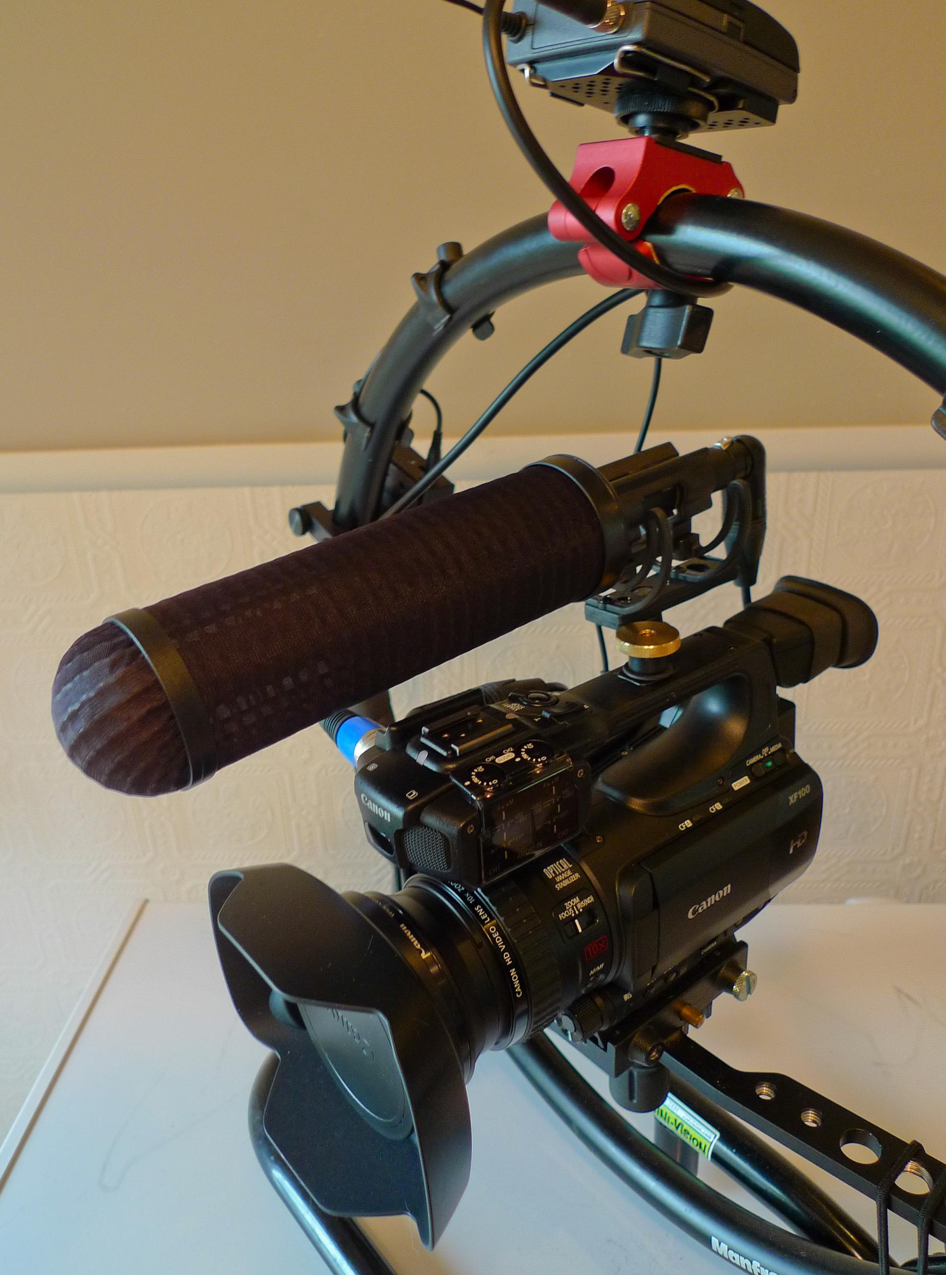 Genuine Canon XF105 Microphone Holder - Replacement Mic Mount Part For XF105 Camera