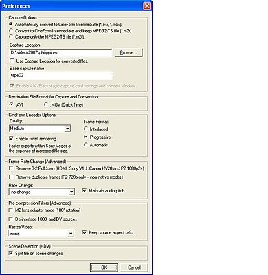 NEO-HDV: 30F/Cineform file - interlaced or progressive?-preferences.jpg