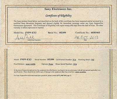 All Ebay Listings 2013-sony-ex-3-cert.jpg