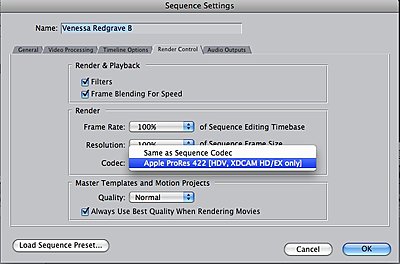 Final Cut Pro and XDCAM EX -- various topics-fcsequencerendercodec.jpg