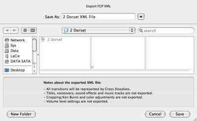 iMovie 08 can be used to rough cut for FCP-imovie-08-xml-export.tiff