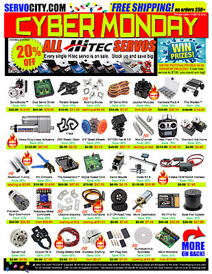 CYBER MONDAY - Save BIG with  ServoCity-cyber-monday-2015-flyer-front-.jpg