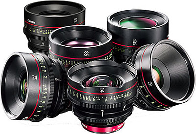 Canon Cinema Prime Set: 14mm, 24mm 35mm , 50mm, 85mm, & 135mm-canon_6-lens-texas-media-systems.jpg