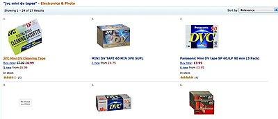 Time to hoard mini-DV tapes?-amazon.jpg