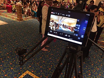 Panasonic App used as video monitor for GH4-ipad.jpg