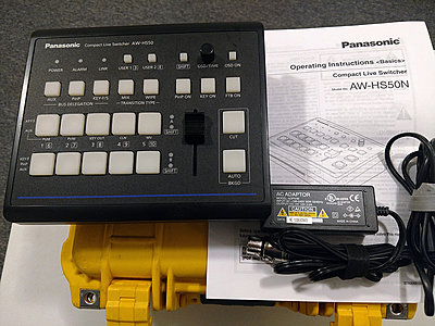 Panasonic AW-HS50N Compact 10-Bit Processing HD/SD Live Switcher w/ custom case-img_2.jpg