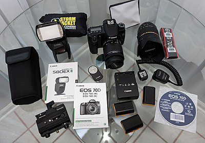Canon EOS 70D w/ Lenses and Accessories-all-1.jpg