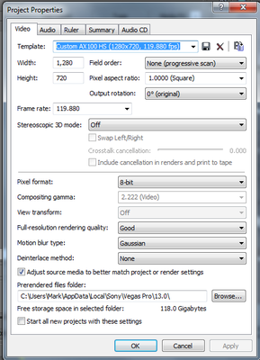 Has anyone edited Sony AX100 footage in Vegas?-vegas-pro-13-project-settings.png