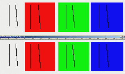 Sony HDR-HC3 light halo around subject on green screen-linetest1.gif