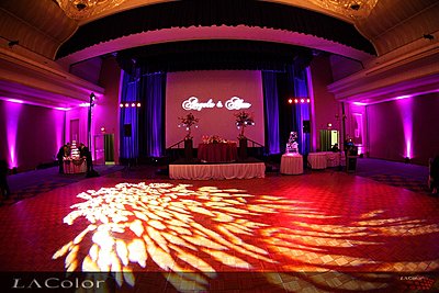 LED Uplights and GOBO for Wedding Reception-uplights1.jpg