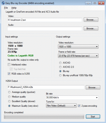 Easy way to create Blu-ray/AVCHD using the X264 encoder-easybluray.gif