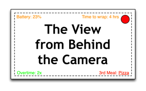 View from Behind the Camera template
