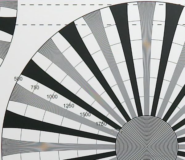 HD HFR image, 1:1 extract. All rates from 72 to 180fps look like this.