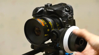 Camera wobble with a Veydra prime and a fast focus pull.