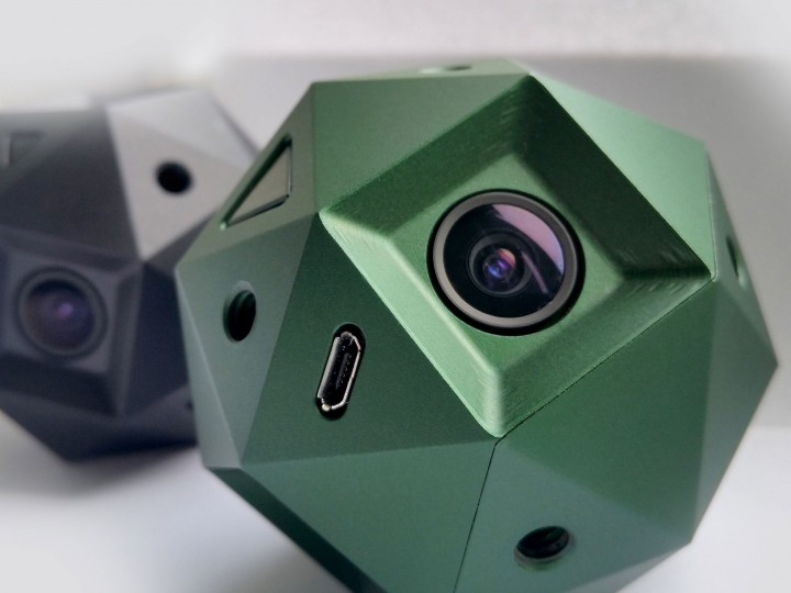 The Sphericam VR360 4K 60p video camera.