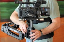 Charles Papert flies the Steadicam Pilot with a Canon XH A1.