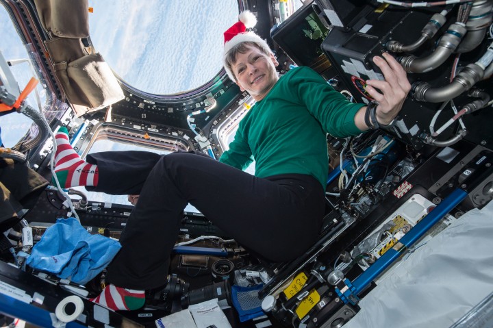 NASA astronaut and Expedition 51 commander Peggy Whitson, onboard the space station since November, will speak to viewers in the highest resolution video ever broadcast live from space. In January she broke the female astronaut spacewalking record after completing the 8th EVA of her career.