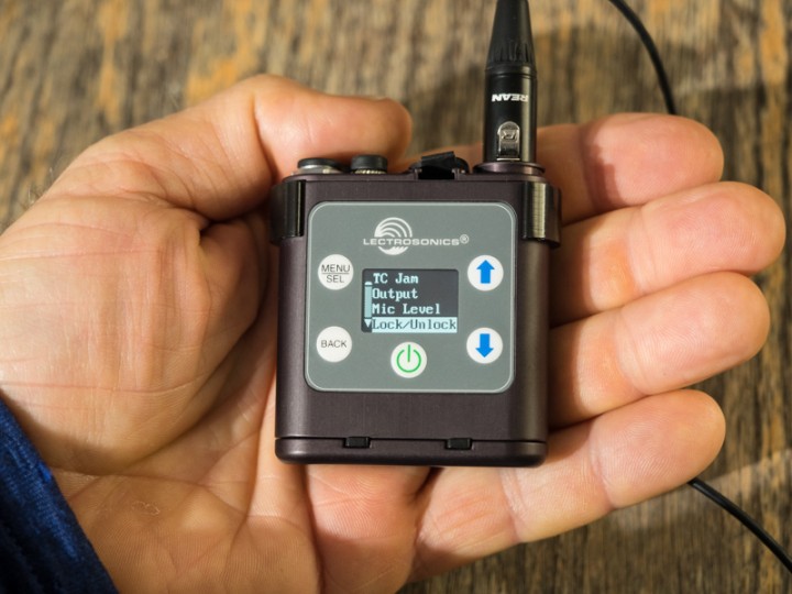 The palm-sized  Personal Digital Recorder (PDR) from Lectrosonics.
