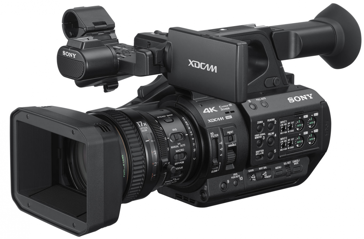 Sony’s PXWZ280, World’s first 4K 3chip Camcorder with new 1/2type
