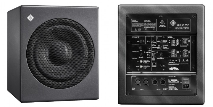 The new KH 750 DSP is a particularly compact subwoofer for broadcast, music and post production studios.