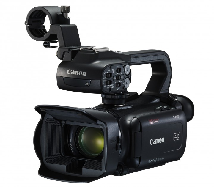 The Canon XA40 4K UHD camcorder