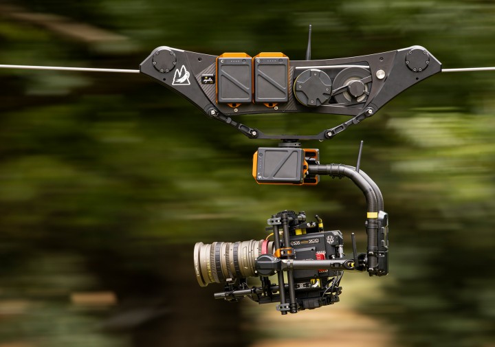 Ignite Digi field testing a TB50 Adapter prototype during Cinegear in Los Angeles, 2019.